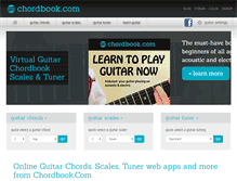 Tablet Screenshot of chordbook.com